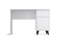 Psací stůl BORG 1d1s/120 bílý - Fotografie 3 Fotografie 3 - Psací stůl BORG 1d1s/120 bílý