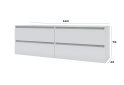 Fotografie 3 - TV stolek 520/1600/2x2Z nymfea alba Idea