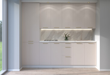 Sada 2.6 Bílá / Kašmír, úchyty zlato Leo