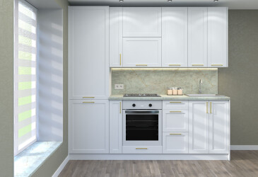 Komoda Ron 9 s 6 zásuvkami 160х38х62 bílý