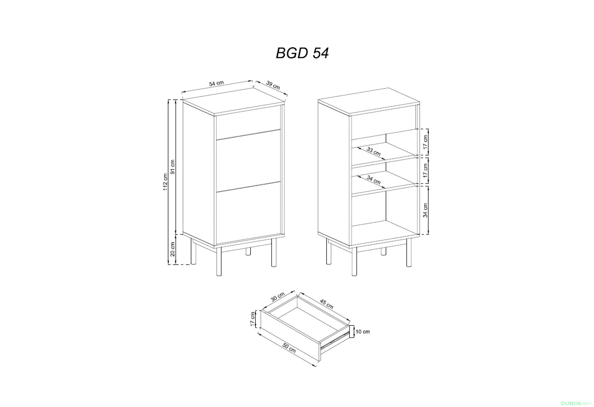 Fotografie 2 - Botník BGD54 jackson hickory / grafit Basic
