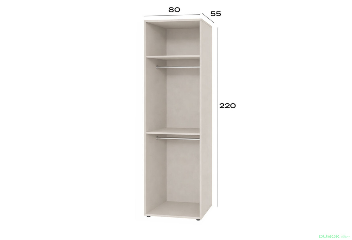 Fotografie 2 - Korpus modul 2 (h-2200*800) kašmír Space