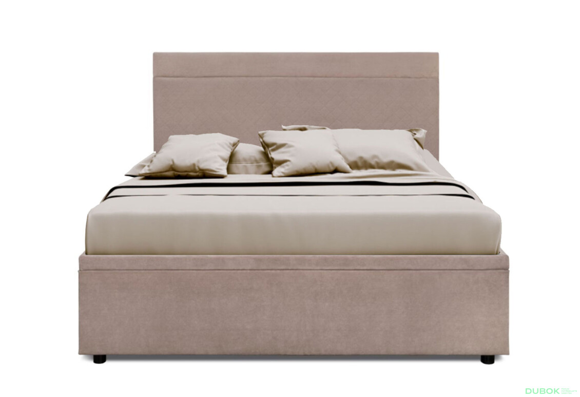 Postel Fro Pik 160x200 s roštem, úložným prostorem Mono 233, béž