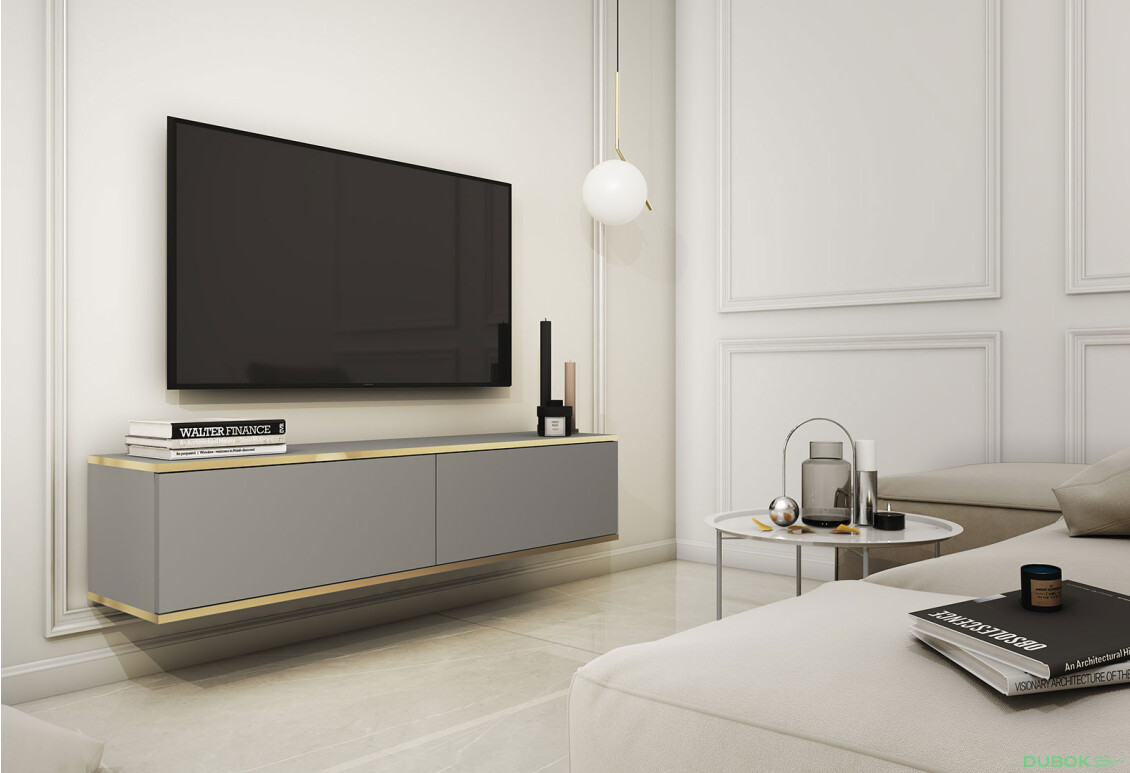 Fotografie 2 - TV stolek RTV 135 šedý Oro