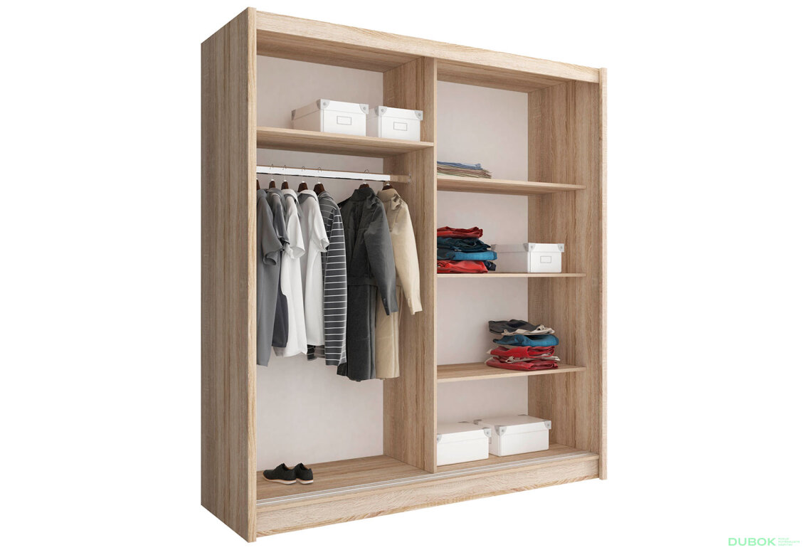 Fotografie 2 - Skříň Maja III 180 dub sonoma