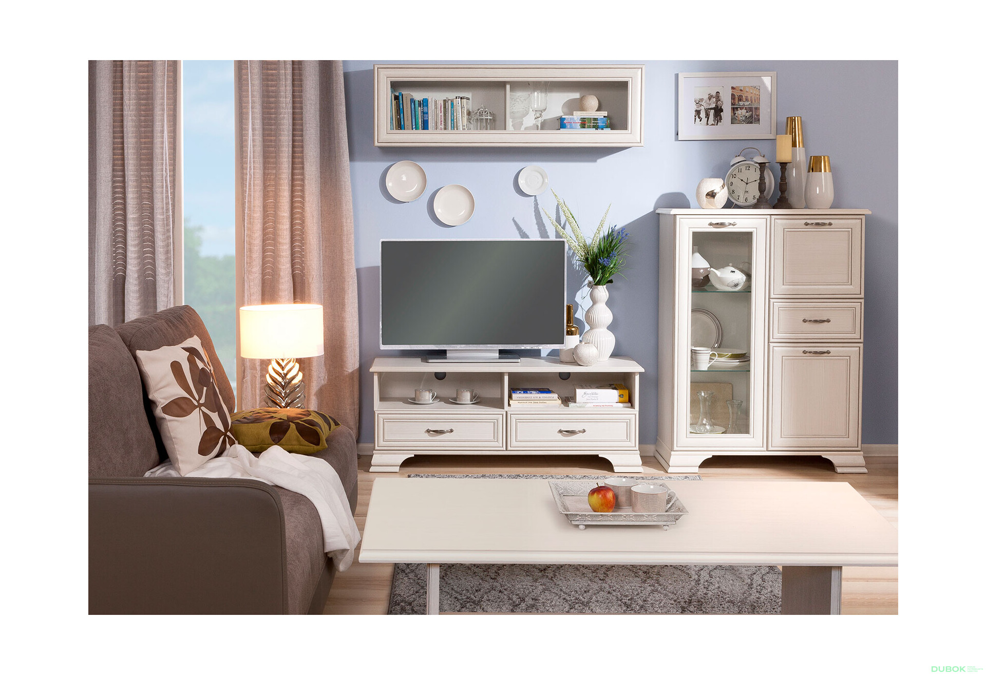 Fotografie 1 - Obývací sestava 2.3 m woodline krém Tiffany