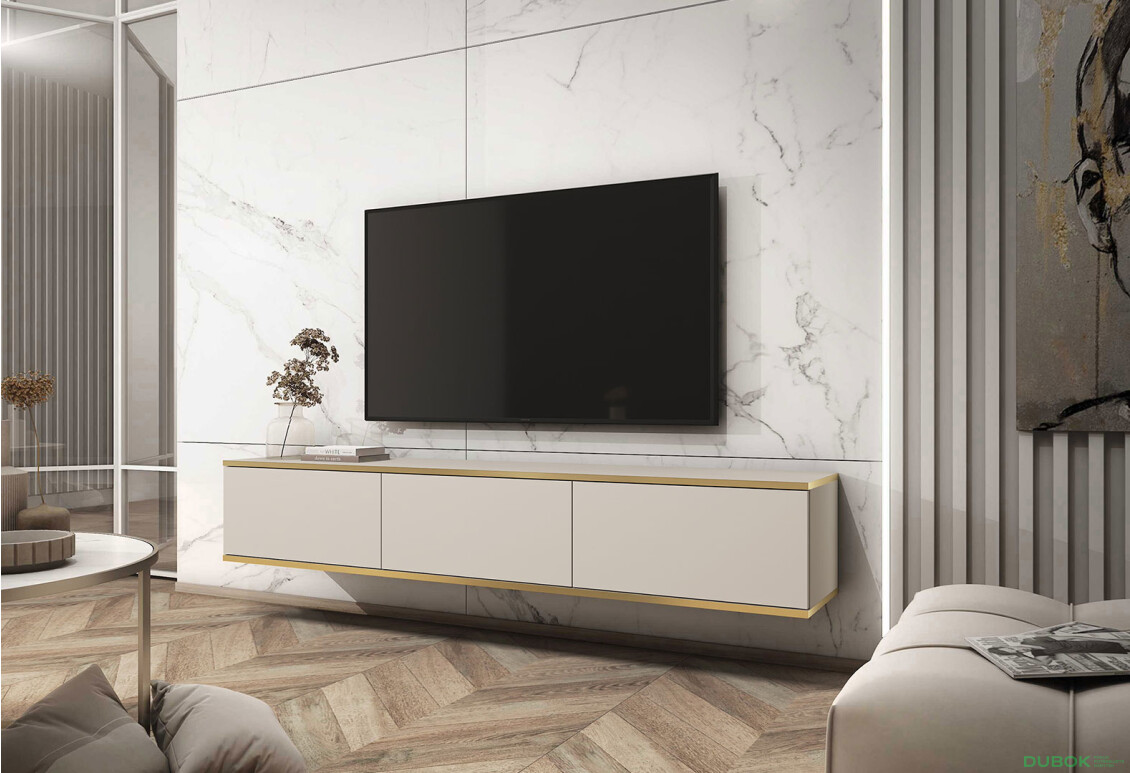 Fotografie 2 - TV stolek RTV 175 béžový Oro
