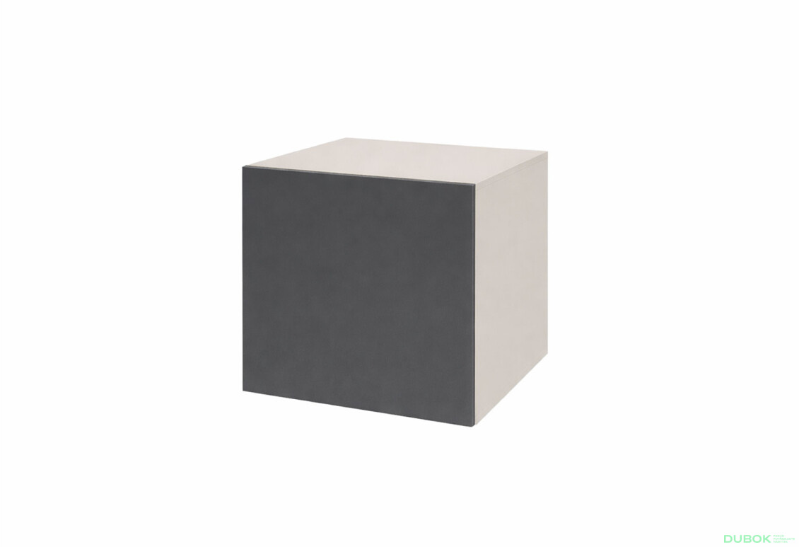 Nástavec na skříň 40 cm kašmír / grafit Space