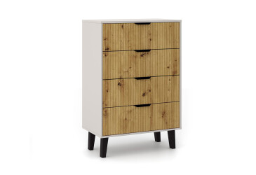 Komoda Borg Duo 4Š kašmír / dub artisan