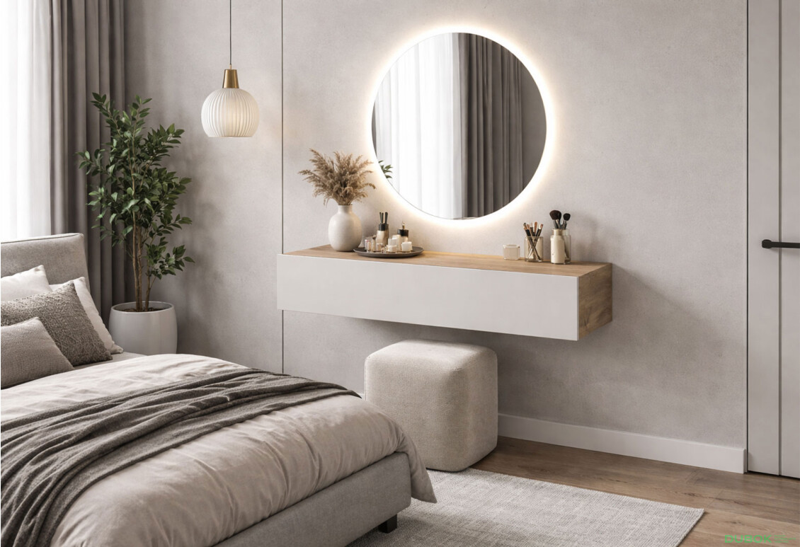 Fotografie 2 - Toaletní stolek 80 cm dub apalačský / kašmír Space