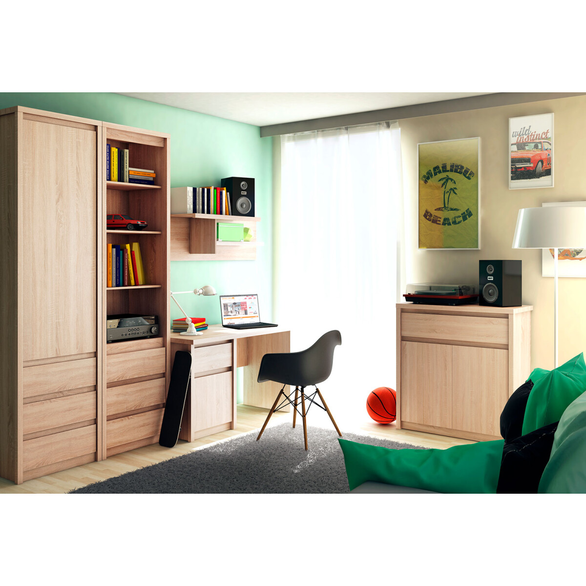 

Dětská sestava III dub sonoma Norton