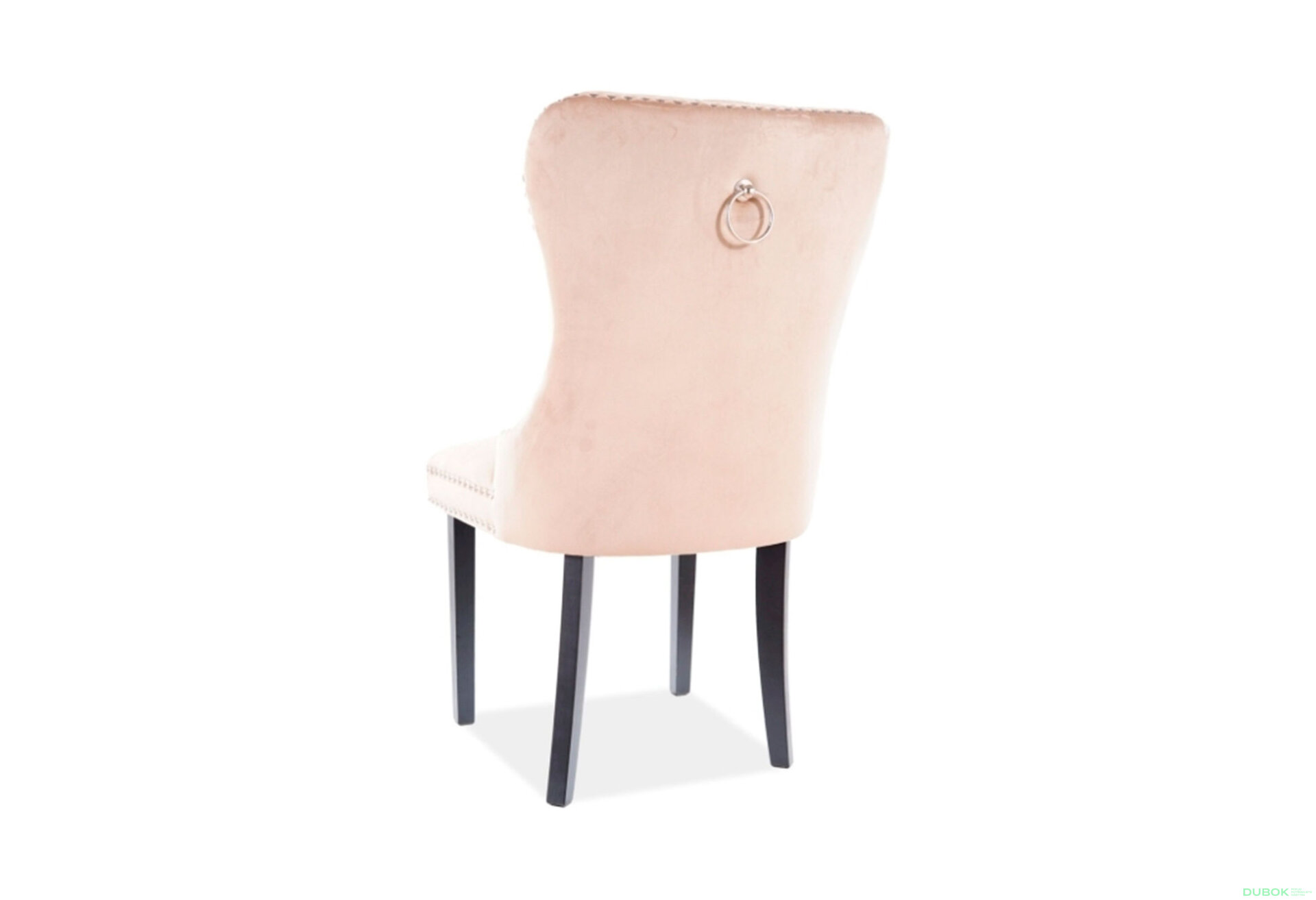 Fotografie 2 - Židle August Velvet béžový Bluvel 28, dřevo, černý