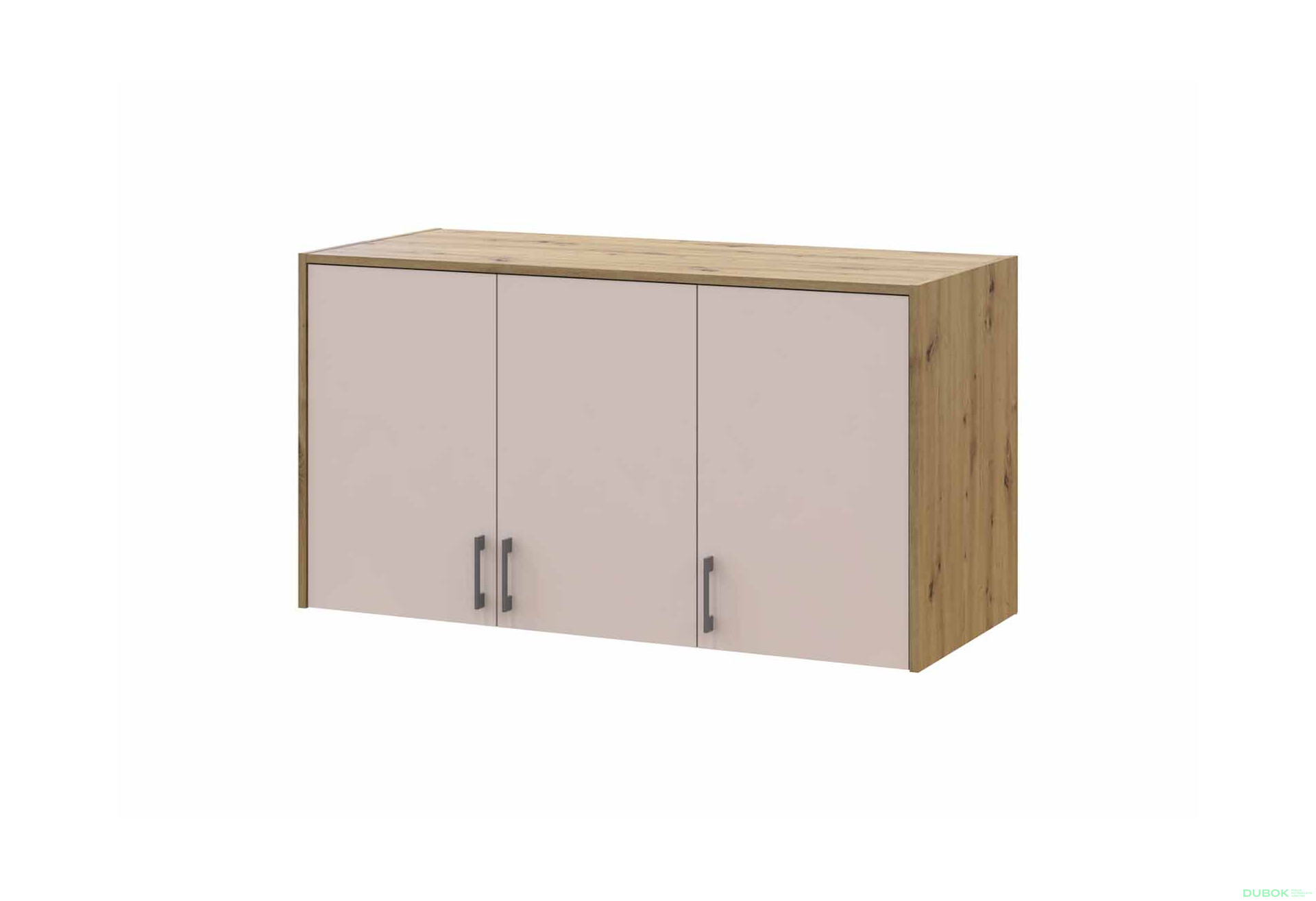 Nástavba Rondi 3 dřevotříska 121x52x65 dub artisan / kašmír - Fotografie 1 Fotografie 1 - Nástavba Rondi 3 dřevotříska 121x52x65 dub artisan / kašmír
