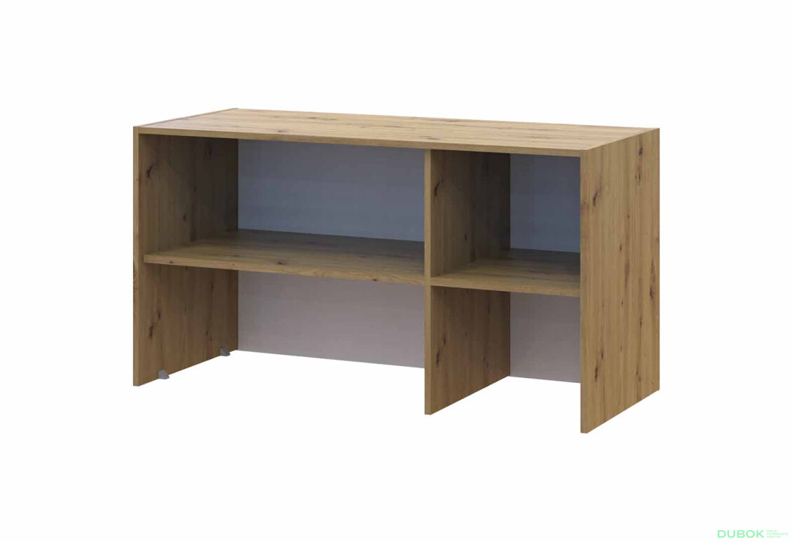Fotografie 6 - Nástavba Rondi 3 dřevotříska 121x52x65 dub artisan / kašmír
