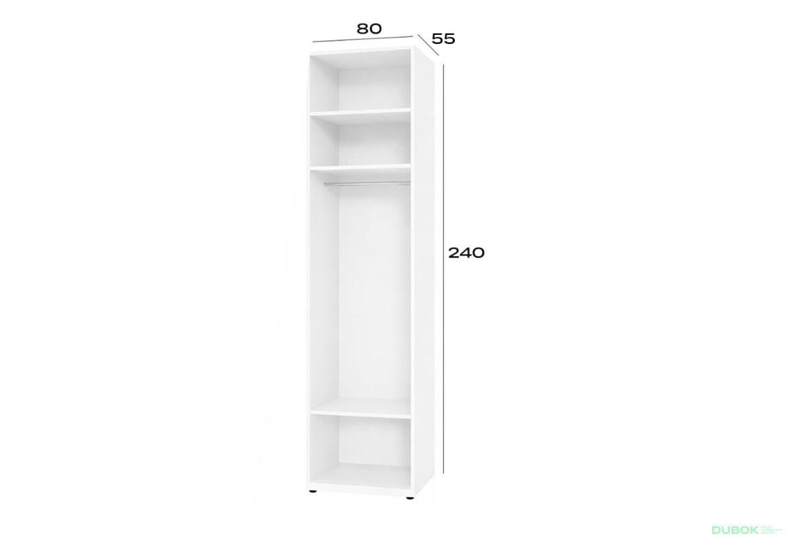 Fotografie 2 - Korpus modul 1 (h-2400*800) nymphaea alba Space