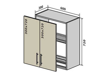 V7 Sušák 2D 60 Interno Glaňec Luxe