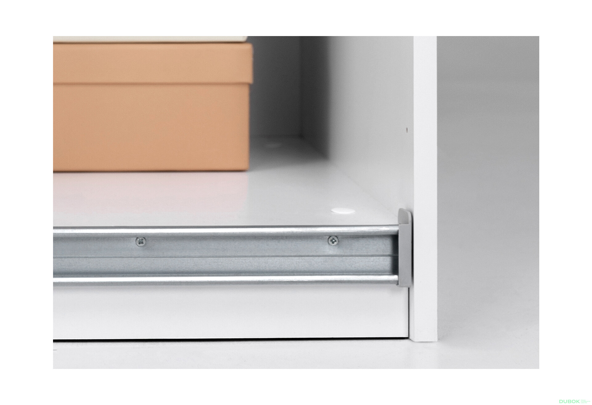 Fotografie 4 - Skříň s posuvnými dveřmi 1.5х2.1m (Dveře bílý lesk) Mila