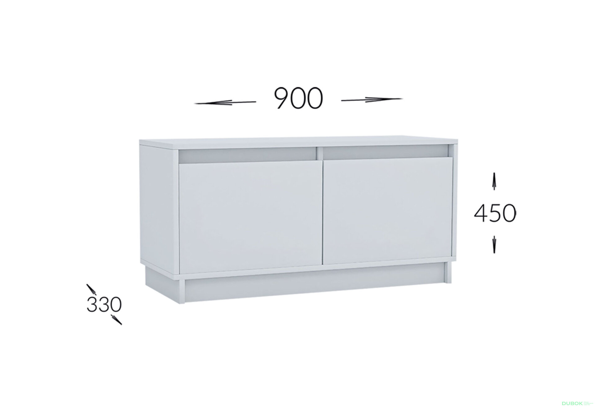 Fotografie 3 - Botník 900 nymphaea alba Série do předsíně Sara