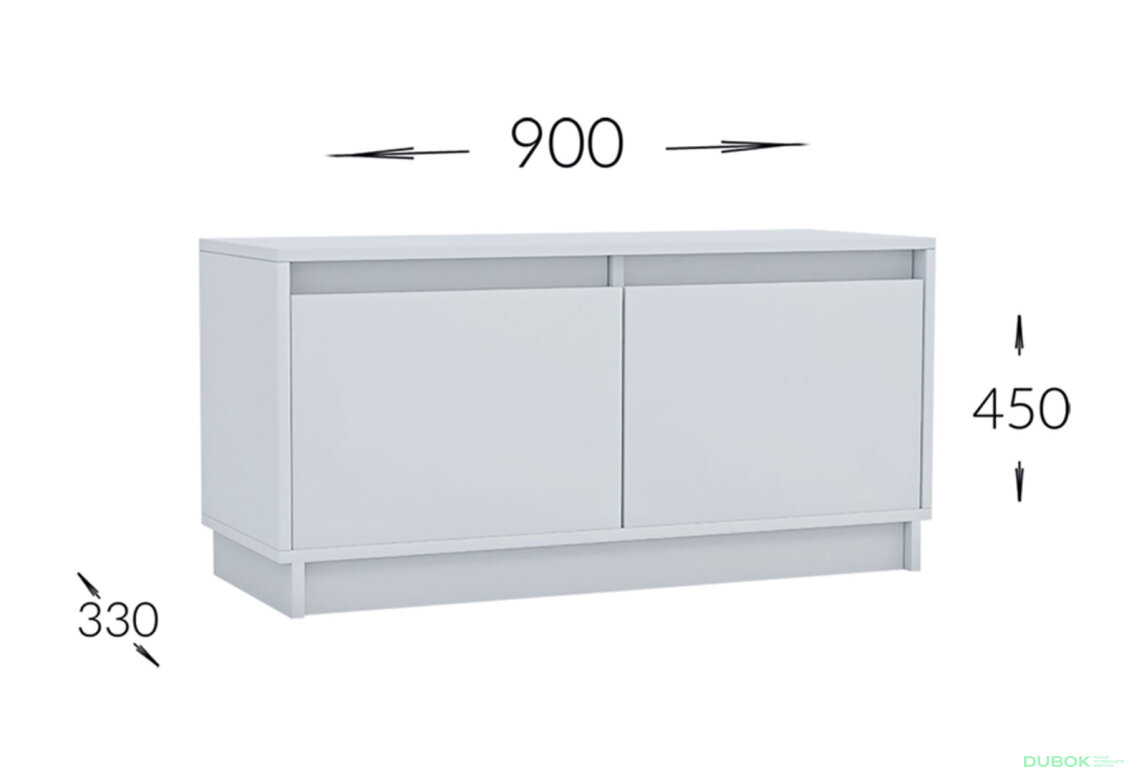 Fotografie 3 - Botník 900 nymphaea alba Série do předsíně Sara