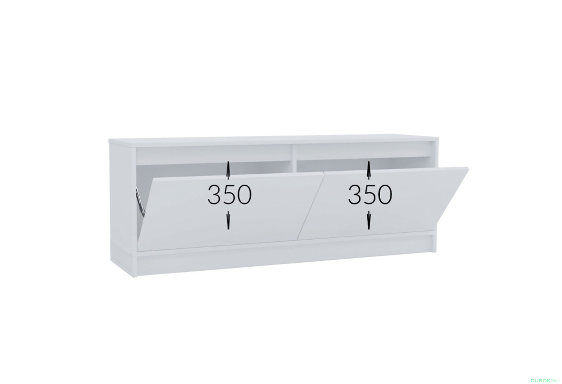 Fotografie 4 - Botník 900 nymphaea alba Série do předsíně Sara