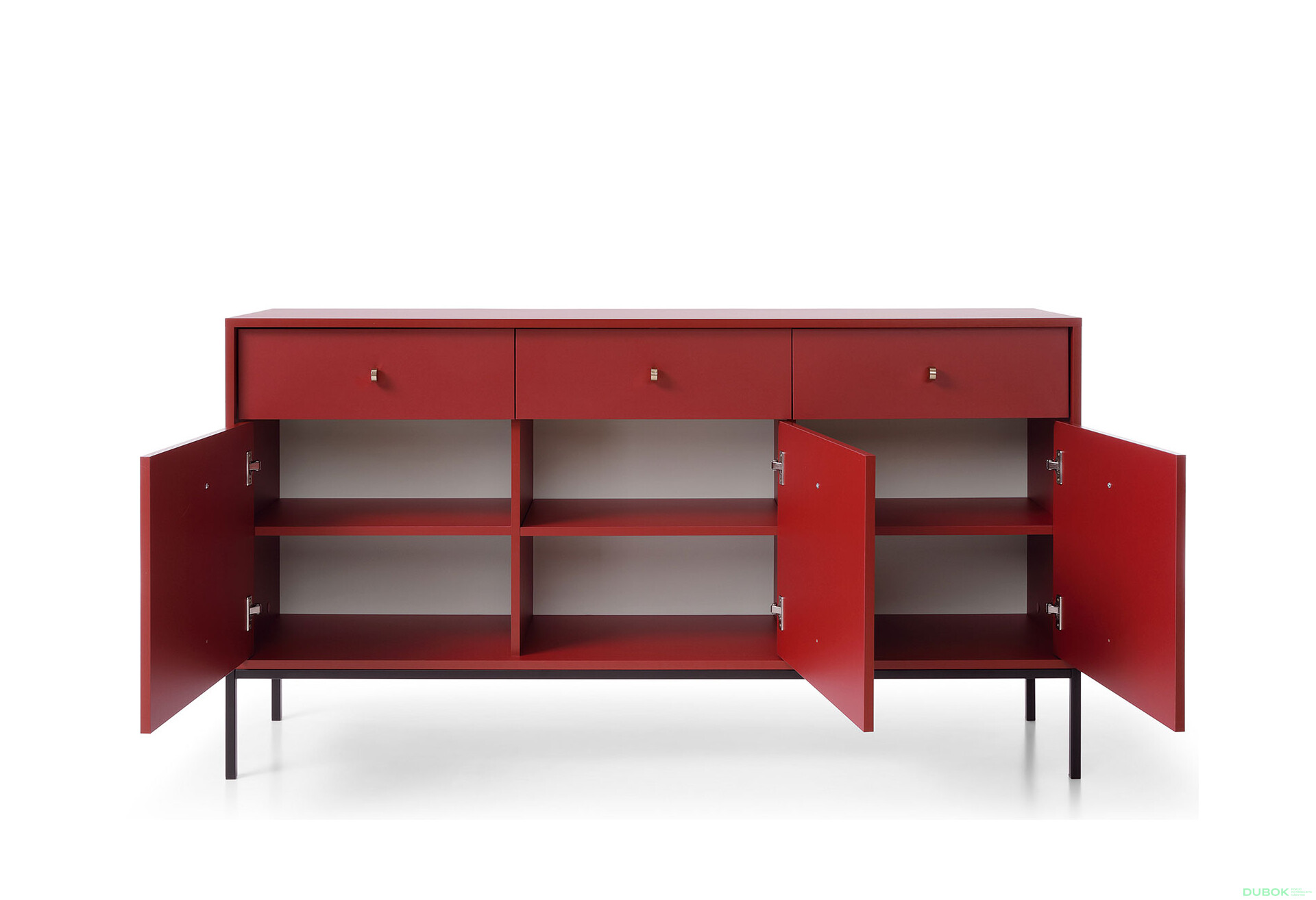 Fotografie 4 - Komoda MKSZ154 Mono bordo