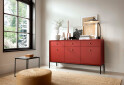Fotografie 10 - Komoda MKSZ154 Mono bordo