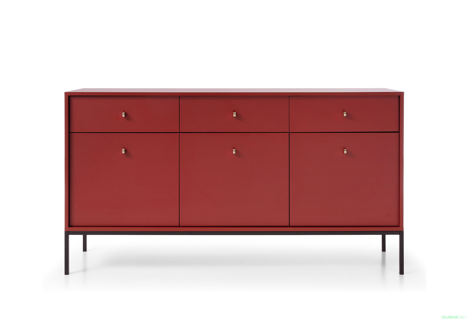 Fotografie 2 - Komoda MKSZ154 Mono bordo