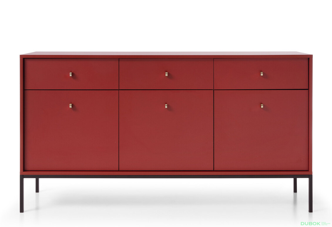 Fotografie 2 - Komoda MKSZ154 Mono bordo