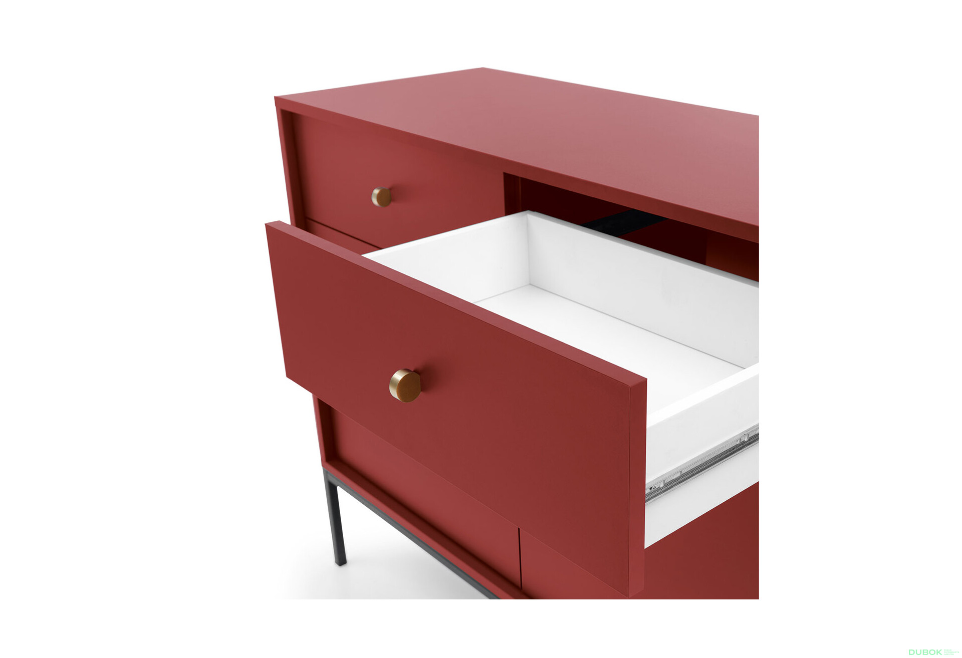 Fotografie 6 - Komoda MKSZ154 Mono bordo