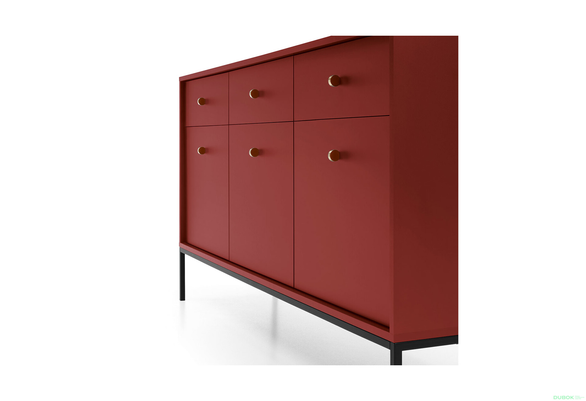 Fotografie 7 - Komoda MKSZ154 Mono bordo