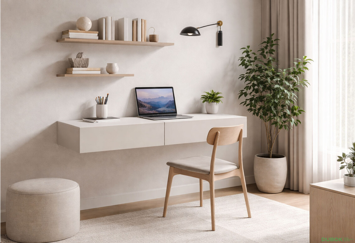 Fotografie 2 - Psací stůl 100 cm nimphaea alba / kašmír Space