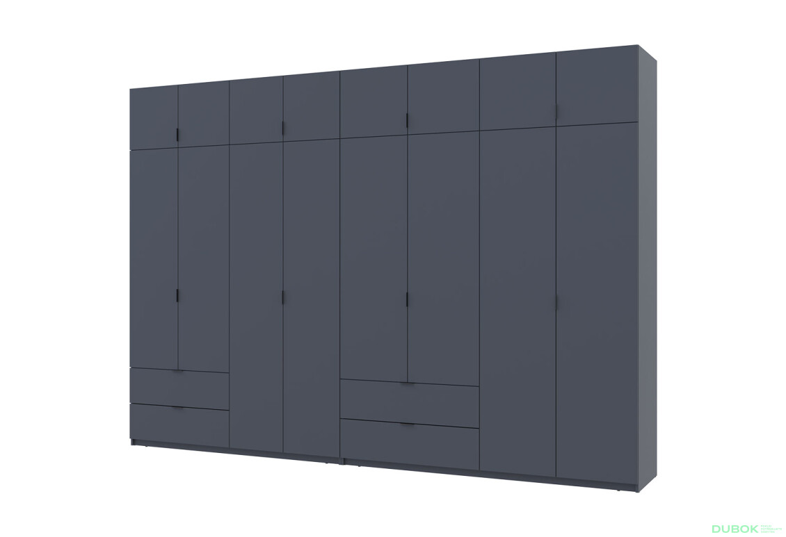 Skříň Lukas 4+4 DT 340 grafit
