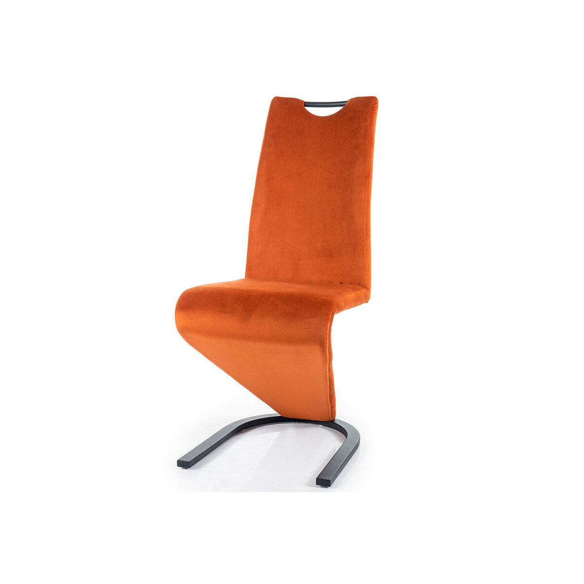 

Židle H-090 Velvet skořice Bluvel 4215, matná černá kov
