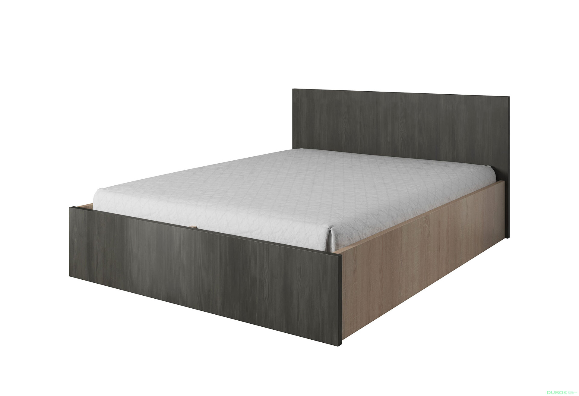 Obrázek 1 - Postel 160x200 s roštem Wenecja dub sonoma / dub canterbury Idczak meble