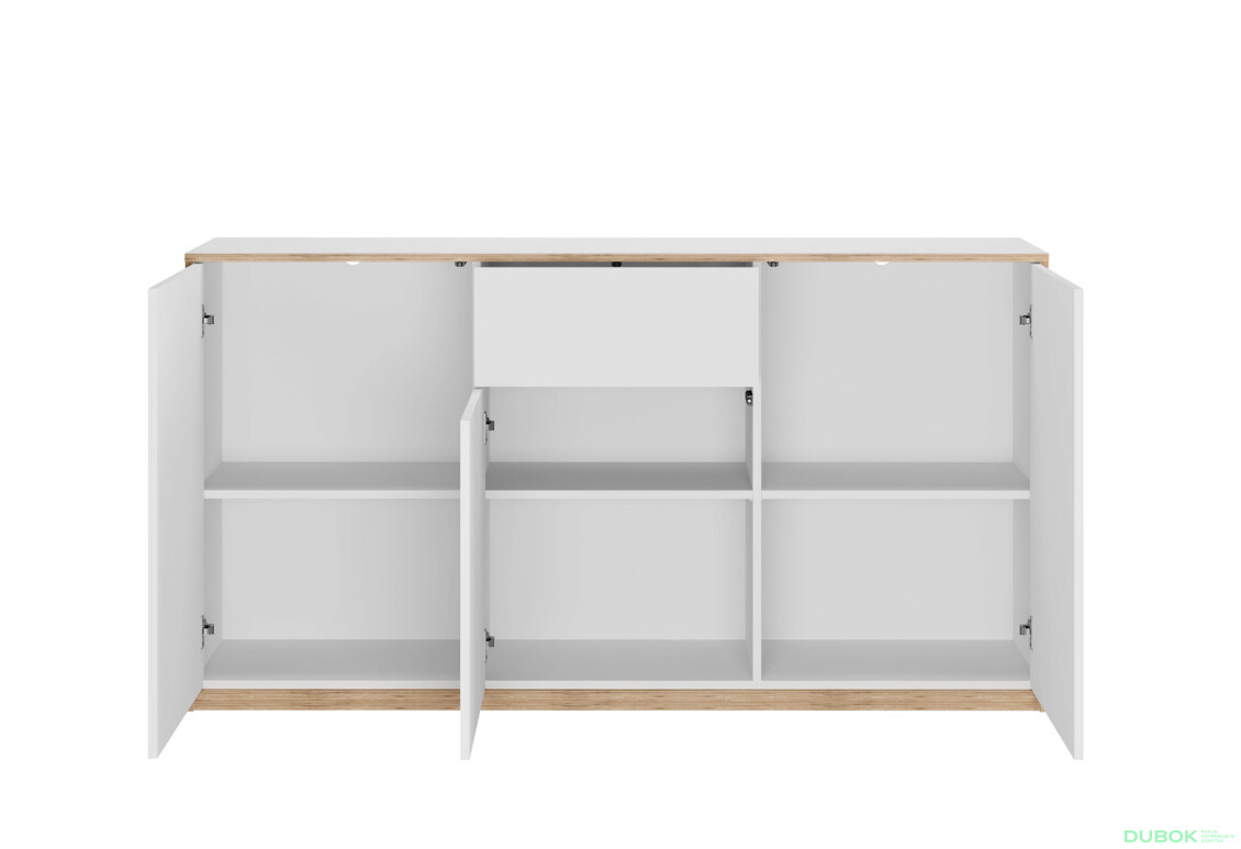 Komoda 3d1s bílá Complex - Fotografie 3 Fotografie 3 - Komoda 3d1s bílá Complex