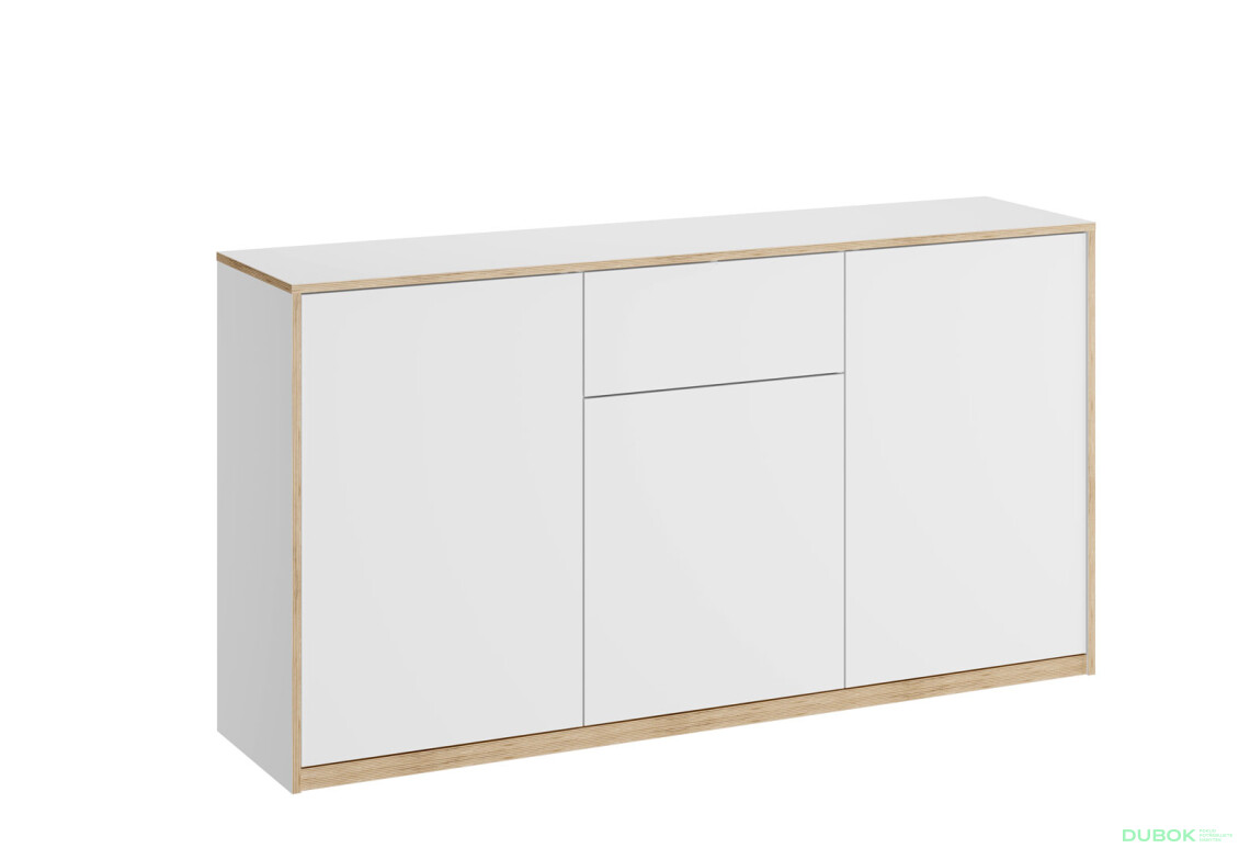 Komoda 3d1s bílá Complex - Fotografie 2 Fotografie 2 - Komoda 3d1s bílá Complex