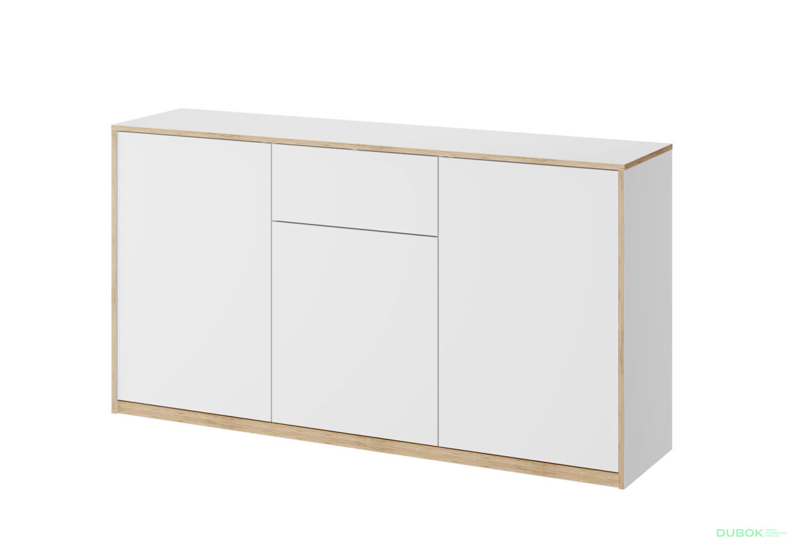 Komoda 3d1s bílá Complex - Fotografie 1 Fotografie 1 - Komoda 3d1s bílá Complex