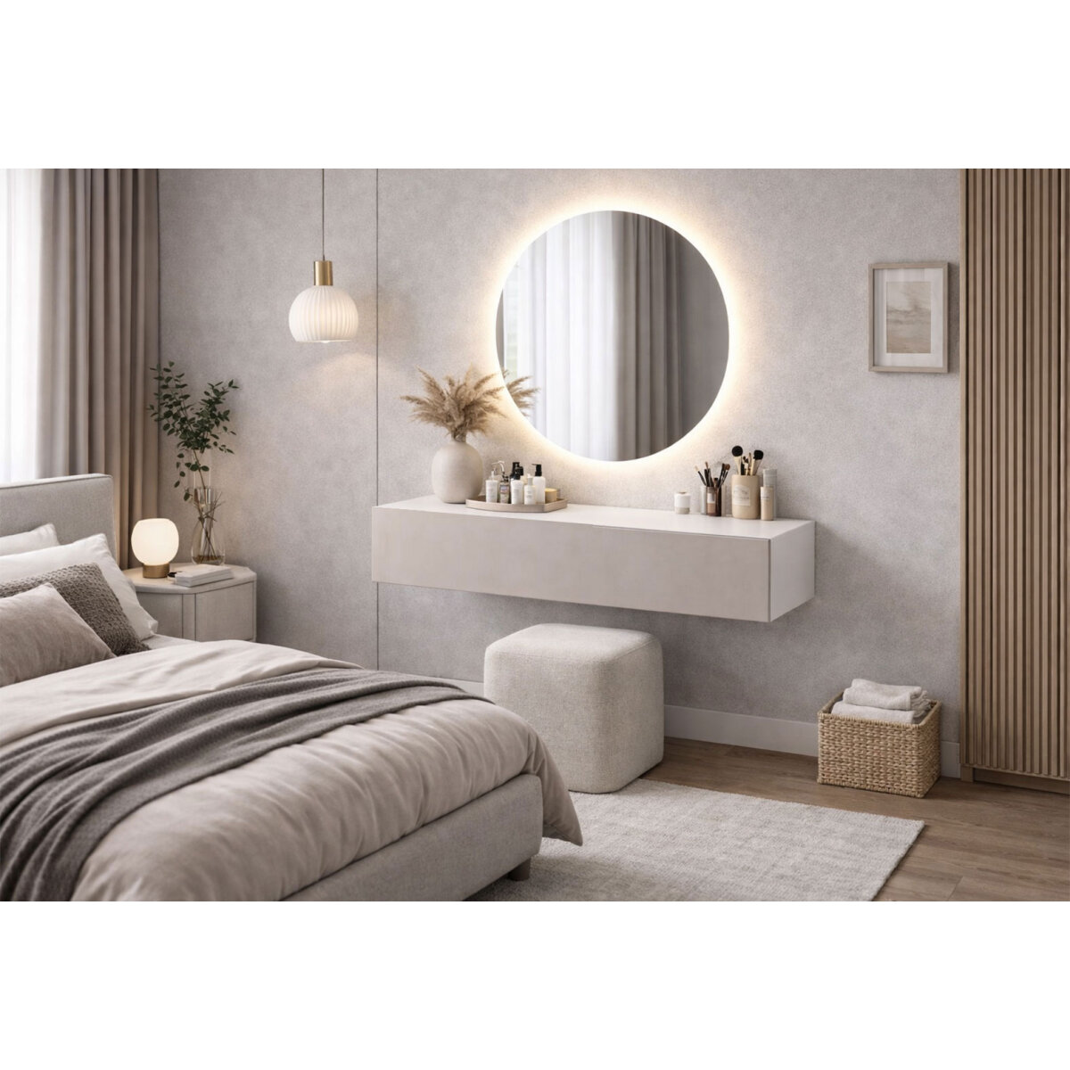 Toaletní stolek 80 cm nymphaea alba / kašmír Space (obrázek 2)