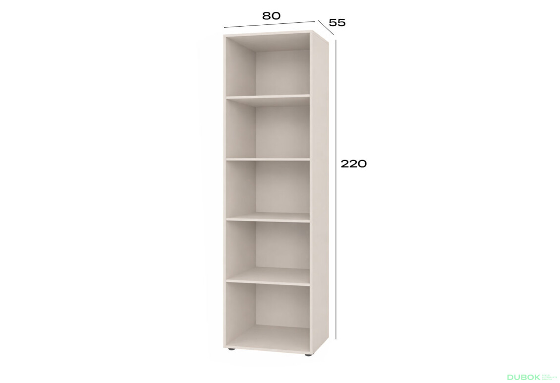 Fotografie 2 - Korpus modul 3 (h-2200*800) kašmír Space