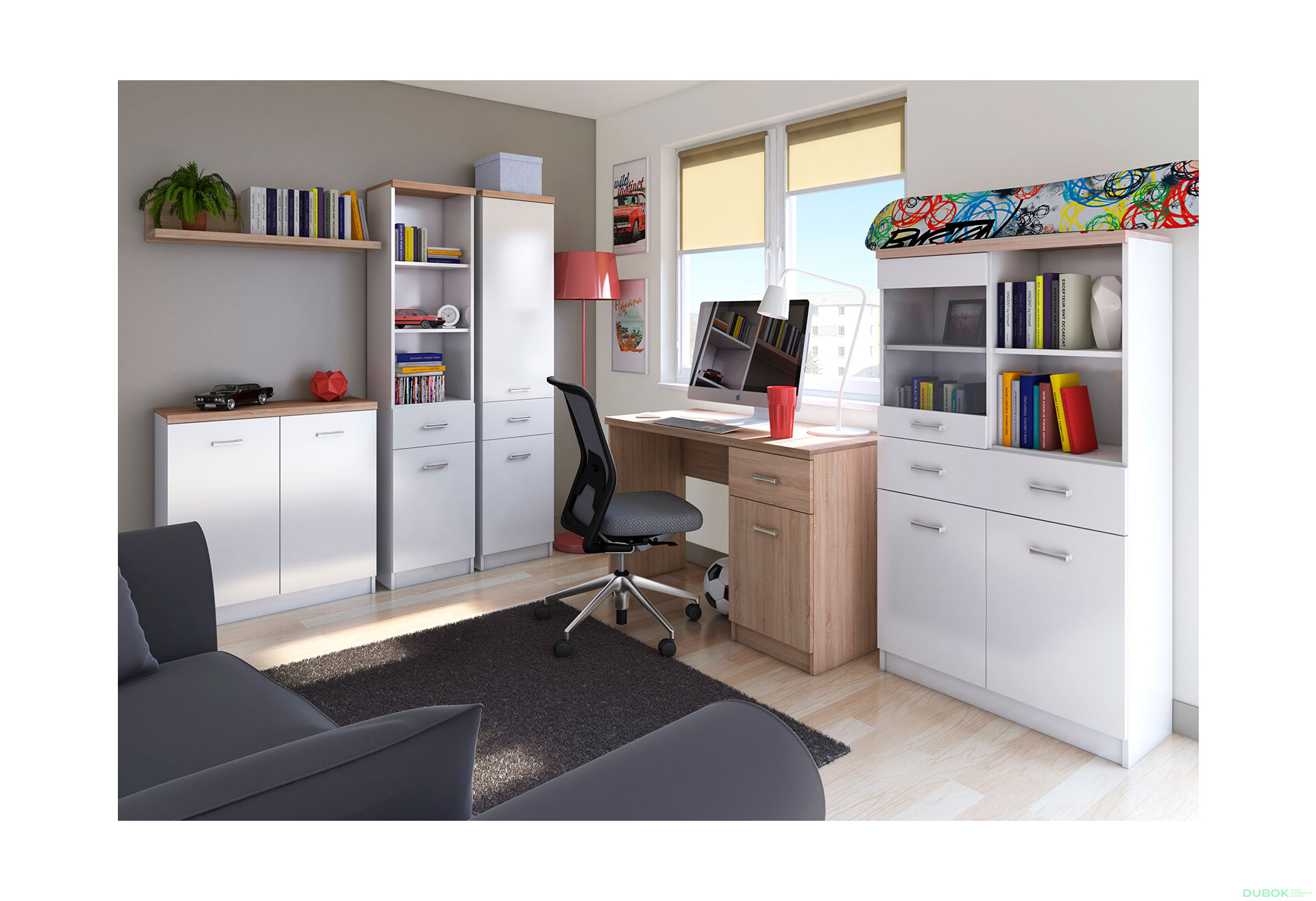 Série do dětského pokoje Top Mix - Fotografie 1 Fotografie 1 - Série do dětského pokoje Top Mix