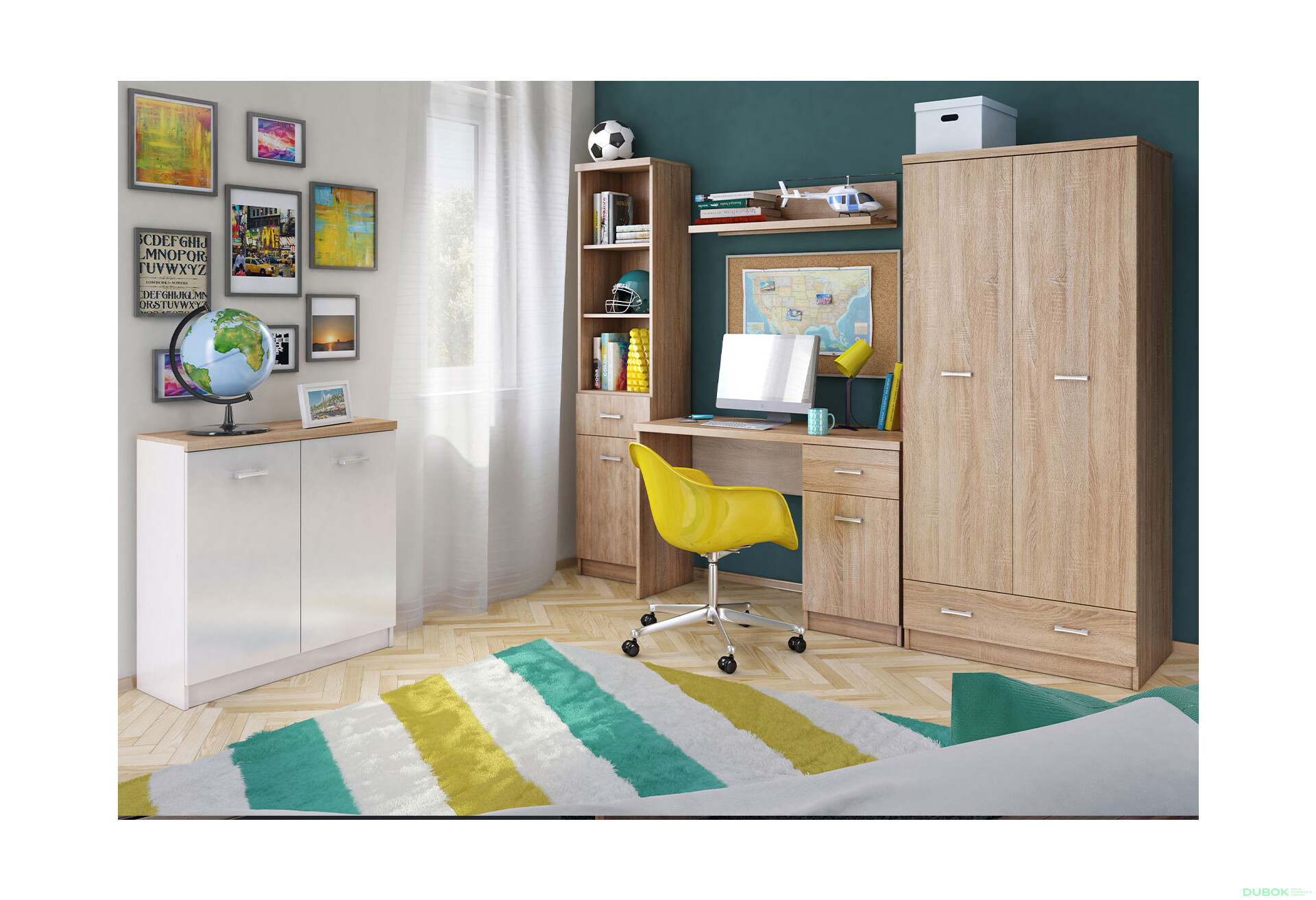 Série do dětského pokoje Top Mix - Fotografie 2 Fotografie 2 - Série do dětského pokoje Top Mix