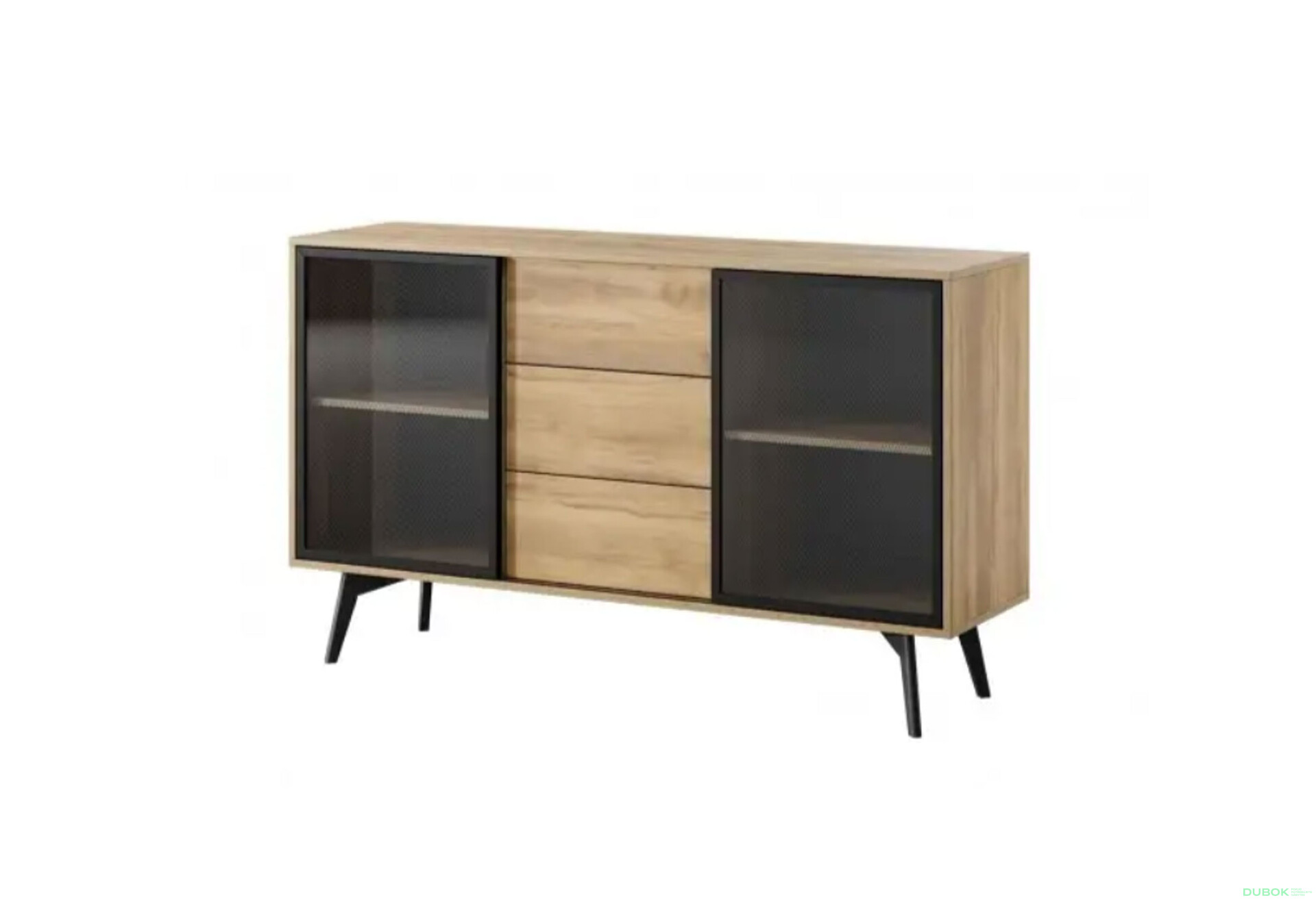 Komoda KSZ-144 dub barokní zlatý Slide - Fotografie 1 Fotografie 1 - Komoda KSZ-144 dub barokní zlatý Slide