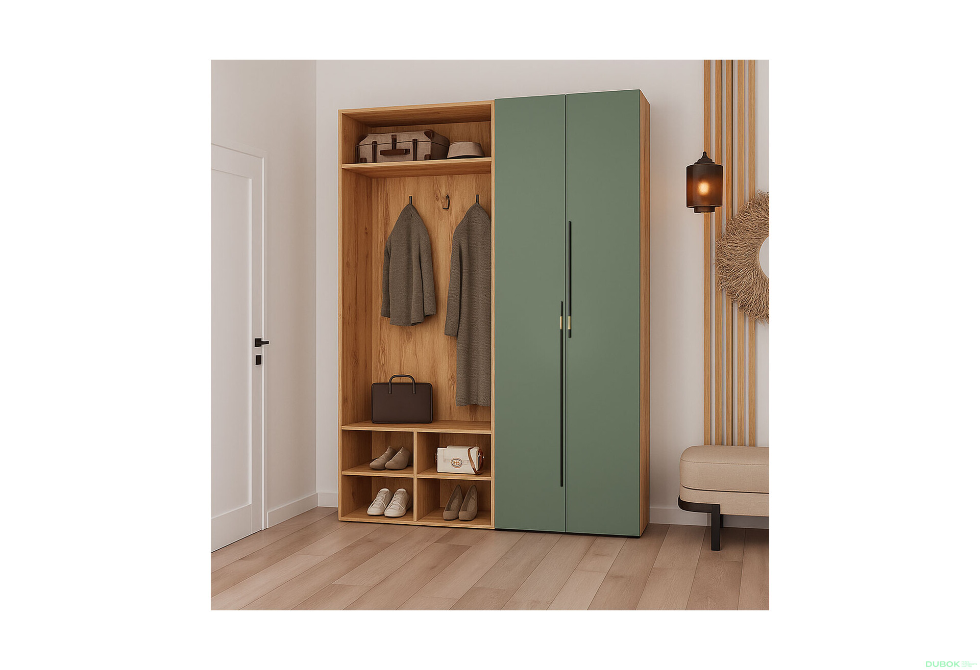 Fotografie 2 - Space Předsíň korpus (v-2400) dub apalačský