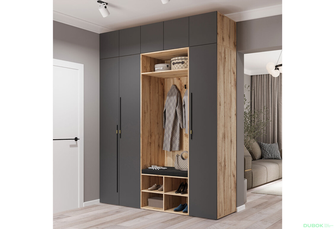 Fotografie 4 - Space Předsíň korpus (v-2400) dub apalačský