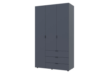 Skříň třídveřová Gelar 116.2 cm Grafit