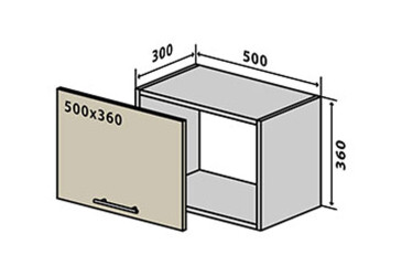V27 Skříňka 1D 50