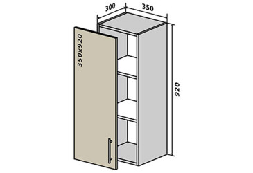 V31 Skříňka 1D 35