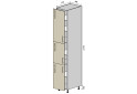 Fotografie 1 - N42 Skříň 40x234 RioLine Luxe / RióLine Luxe Lesklý