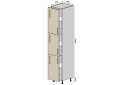 Fotografie 1 - N40 Skříň 40x214 RioLine Luxe / RióLine Luxe Lesklý