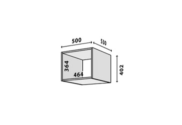 Fotografie Modul №11 A-500x402 DTD 18 mm antracit